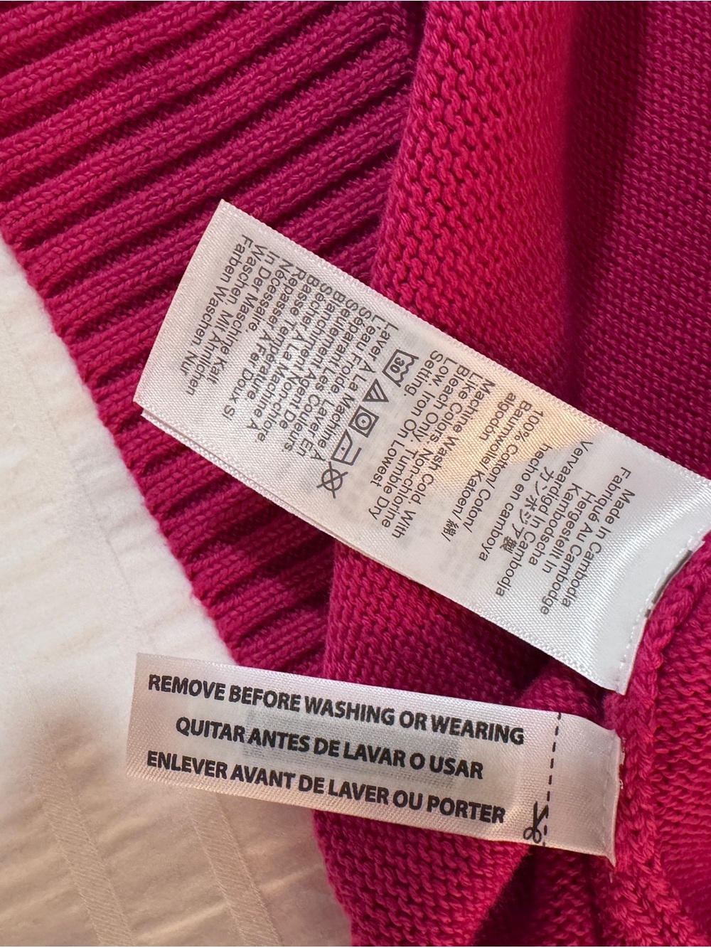 J. Crew Men's Crewneck Sweater - Size L - Vivid Fuchsia - NWT - Picture 3 of 9